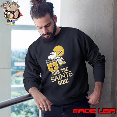 New Orleans Saints x Snoopy Join The Saints Side Shirts Sweatshirt
