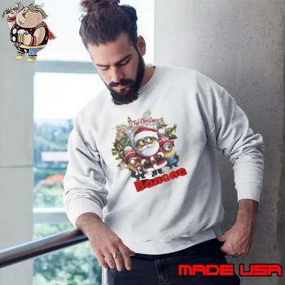 Official Minion All I Want for Christmas Is Banana 2024 Sweatshirt