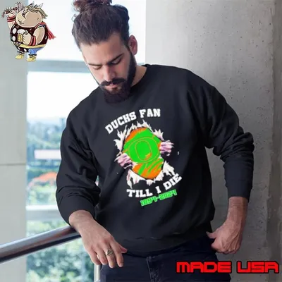 Oregon Ducks superhero Duchs Fan till I die 1894 2024 Sweatshirt