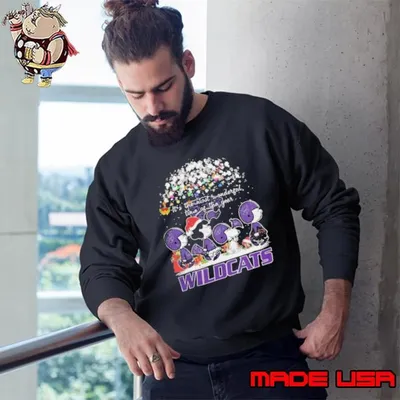 Peanuts Kansas State Wildcats It’s The Most Wonderful Time Of The Year Winter Sweatshirt