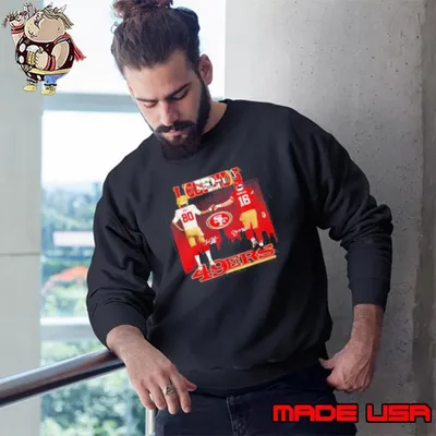 Premium San Francisco 49ers Rice and Montana Legends skyline Sweatshirt