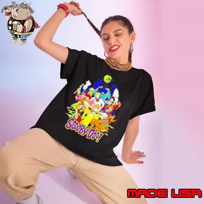 Scooby Doo Villains group Ladies tee