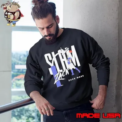 Slam Zack Indianapolis Colts Zack Moss Sweatshirt
