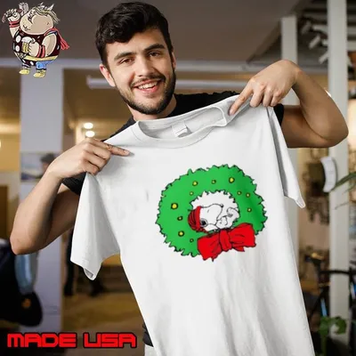 Snoopy Christmas wreath Shirt