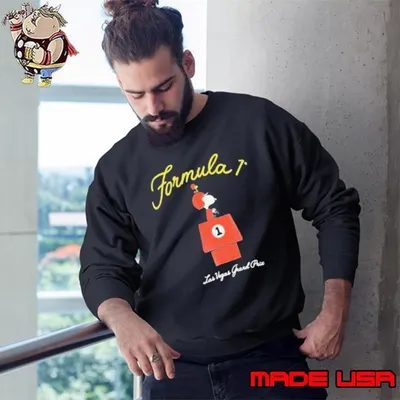 Snoopy Formula 1 x Peanuts 2024 Las Vegas Grand Prix Dog House Sweatshirt