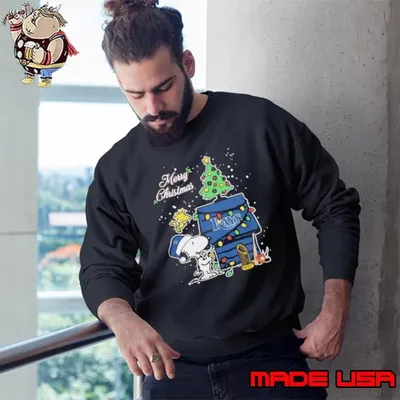 Tampa Bay Rays Merry Christmas With Snoopy Baby Sweatshirt