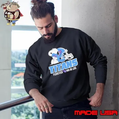 The Peanuts Movie Snoopy X Tennessee Titans Forever Win Or Lose Sweatshirt