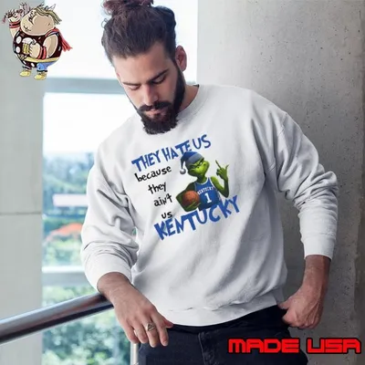 They Hete Us Bacause They Ain’t Us Kentucky Grinch Basketball Christmas shirt