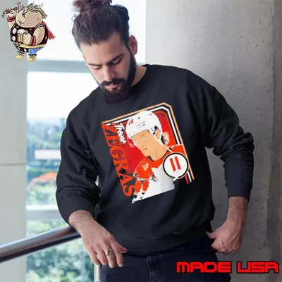 Trevor Zegras 11 Anaheim Ducks Hockey collage frame signature Sweatshirt