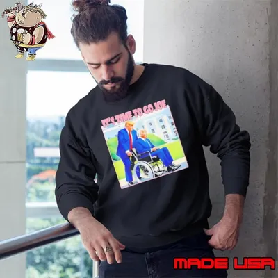 Trump Biden Wheelchair It's time to go Joe Sweatshirt