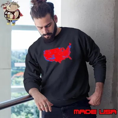 Trump victory map 2024 Sweatshirt