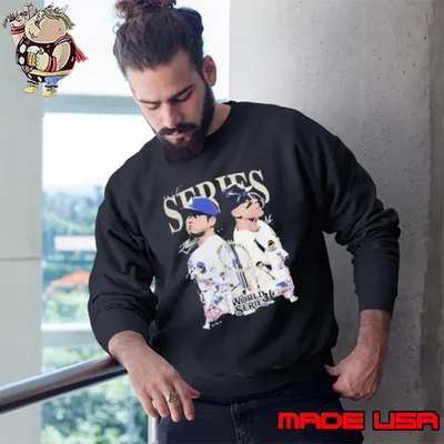 World Series Shohei Ohtani Los Angeles Dodgers Vs Aaron Judge New York Yankees MLB Baseball 2024 Signatures Vintage Sweatshirt