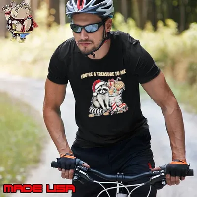 You're A Treasure To Me Christmas Season Feral Raccoon Essential Unisex