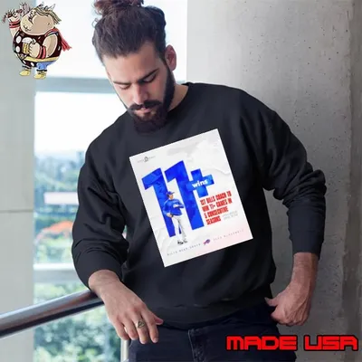 Buffalo Bills Head Coach 1st Bills Coach To Win 11 Games In 5 Consecutive Seasons Sean McDermott Poster Sweatshirt