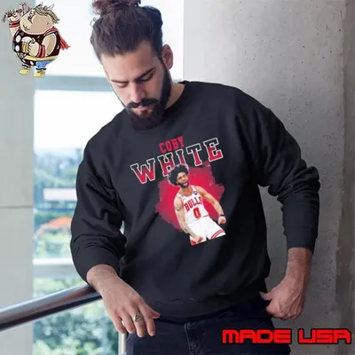 Coby White American professional basketball Chicago Bulls Sweatshirt