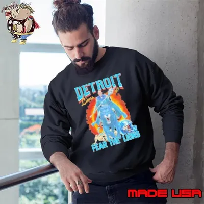 Detroit Lions NFL 2024 Fear The Lions Sweatshirt