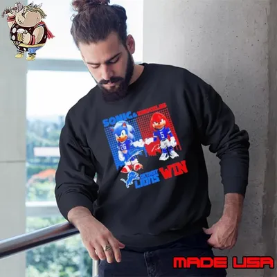 Detroit Lions win Gibbs and Monty signature Sweatshirt