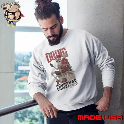 Doing Christmas Shit Skeleton Sweatshirt