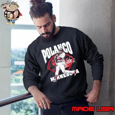 Dominican professional baseball infielder jorge polanco field Sweatshirt