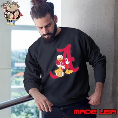 Donald Duck Alabama Crimson Tide Sweatshirt