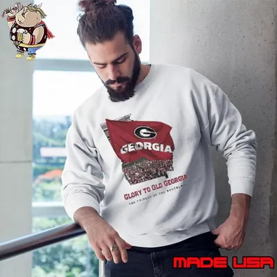 Flag Georgia Bulldogs football Glory to old Georgia Sweatshirt