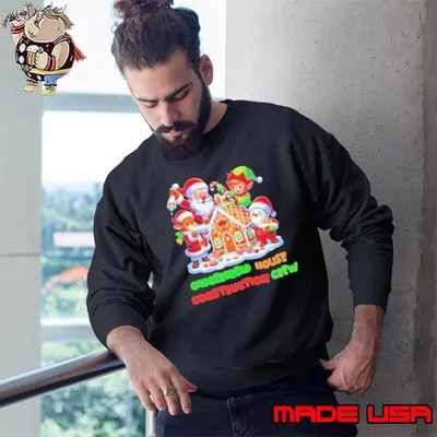 Gingerbread House Construction Crew Sweatshirt