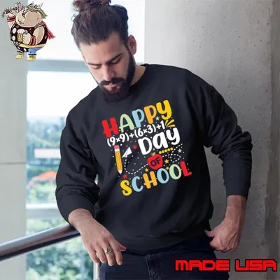Happy 100th Day of School 100 Days Smarter Sweatshirt