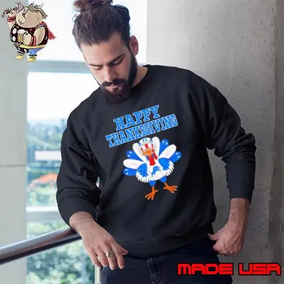 Happy Thanksgiving Detroit Lions Turkey Shirt
