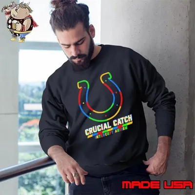 Indianapolis Colts crucial catch intercept autism Sweatshirt