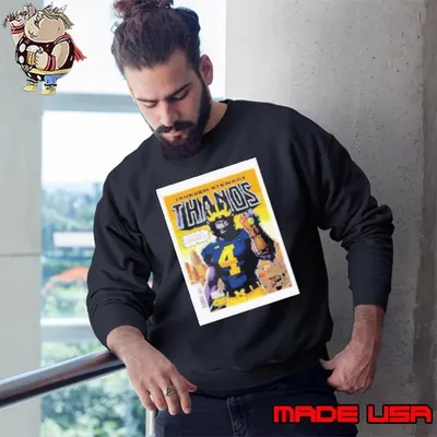 Jahkeem Stewart Thanos Michigan football Infinity Gauntlet Sweatshirt