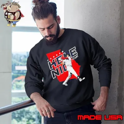 Jarred Kelenic Atlanta Braves player map signature Sweatshirt