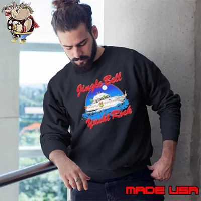 Jingle bell yacht rock Christmas Sweatshirt