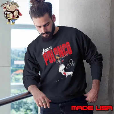 Jorge polanco chisel Dominican professional baseball infielder Sweatshirt