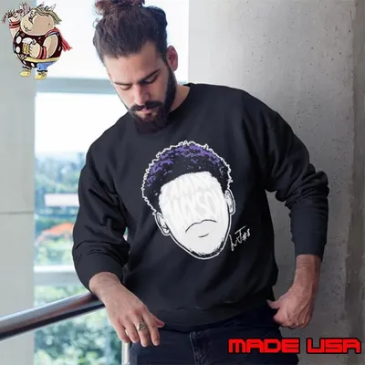 Lamar Baltimore American professional football quarterback Player Silhouette Sweatshirt