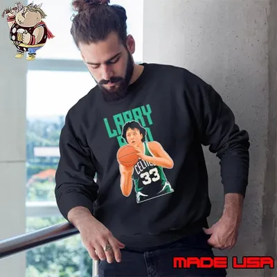 Larry Bird Ready to Shoot #33 Bold American former professional basketball player Sweatshirt