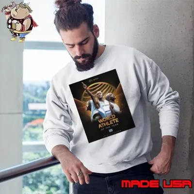 Letsile Tebogo Male World Athlete Of The Year World Athletics Awards 2024 Sweatshirt