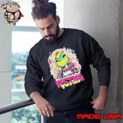 Mama Because I Have Resting Grinch Face Sweatshirt