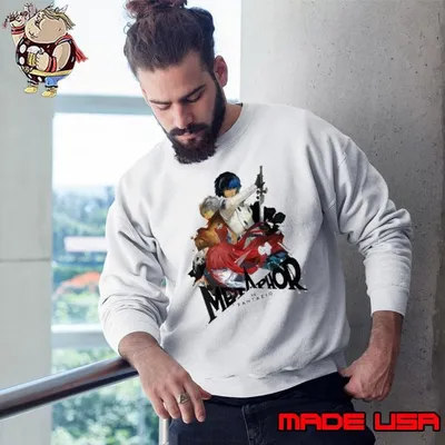 Metaphor Refantazio Key Art Trio Black Logo Atlus Shirt