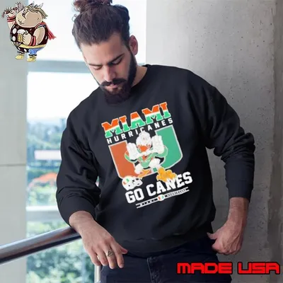Miami Hurricanes go canes mascot Sweatshirt