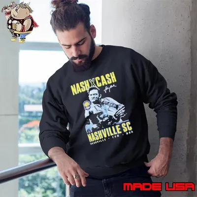 Nashville SC Johnny Cash Finger signature Sweatshirt