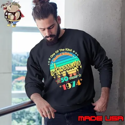 One of the kind limited edition 50 years 1974 vintage Sweatshirt
