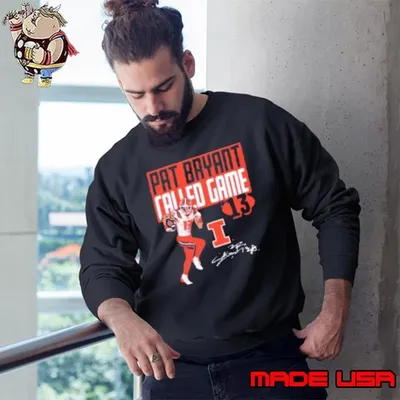 Pat Bryant Called Game Drop Illinois Fighting Illini football Graphic Signature Sweatshirt