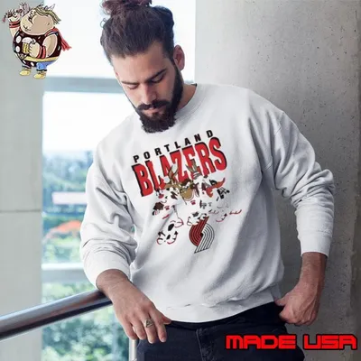 Portland Trail Blazers Looney Tunes Nba Basketball Sweatshirt