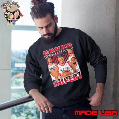 Rayan Rupert French professional basketball player Portland Trail Blazers Sweatshirt