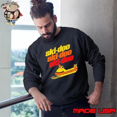 Retro Sport Quote Ski Doo Vintage Snowmobiles Shirt