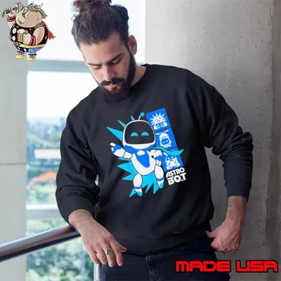 Ripple Junction X Astro Bot Rescue Mission Victory Pose Game Sweatshirt