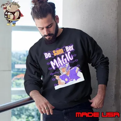 Sam Darnold De Sam Ber magic Minnesota Vikings Sweatshirt
