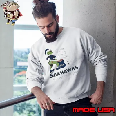 Santa Grinch If You Don’t Like Seattle Seahawks Merry Kissmyass Sweatshirt