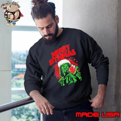 Star Wars Santa Hat Merry Christmas Sweatshirt