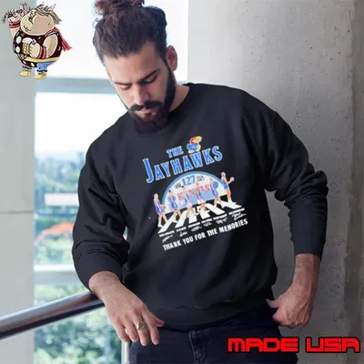 The Kansas Jayhawks Basketball Abbey Road 127th Anniversary 1898 2025 Sweatshirt